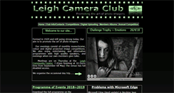 Desktop Screenshot of leighcameraclub.co.uk