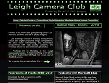 Tablet Screenshot of leighcameraclub.co.uk